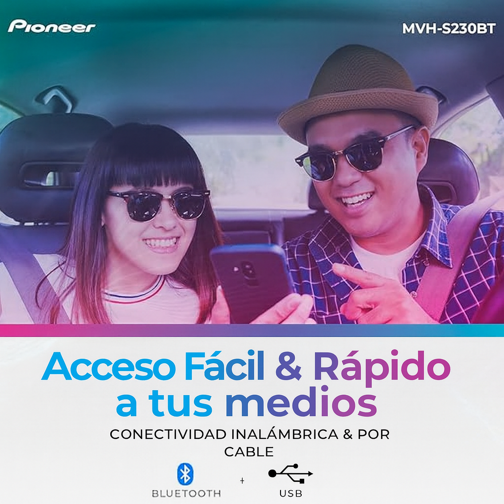 Radio Estéreo Bluetooth para Auto