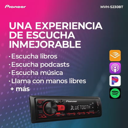 Radio Estéreo Bluetooth para Auto