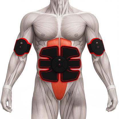 COMBO 3 en 1 ESTIMULADOR ABDOMINAL/BRAZOS/PIERNAS